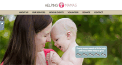 Desktop Screenshot of helpingmamas.org